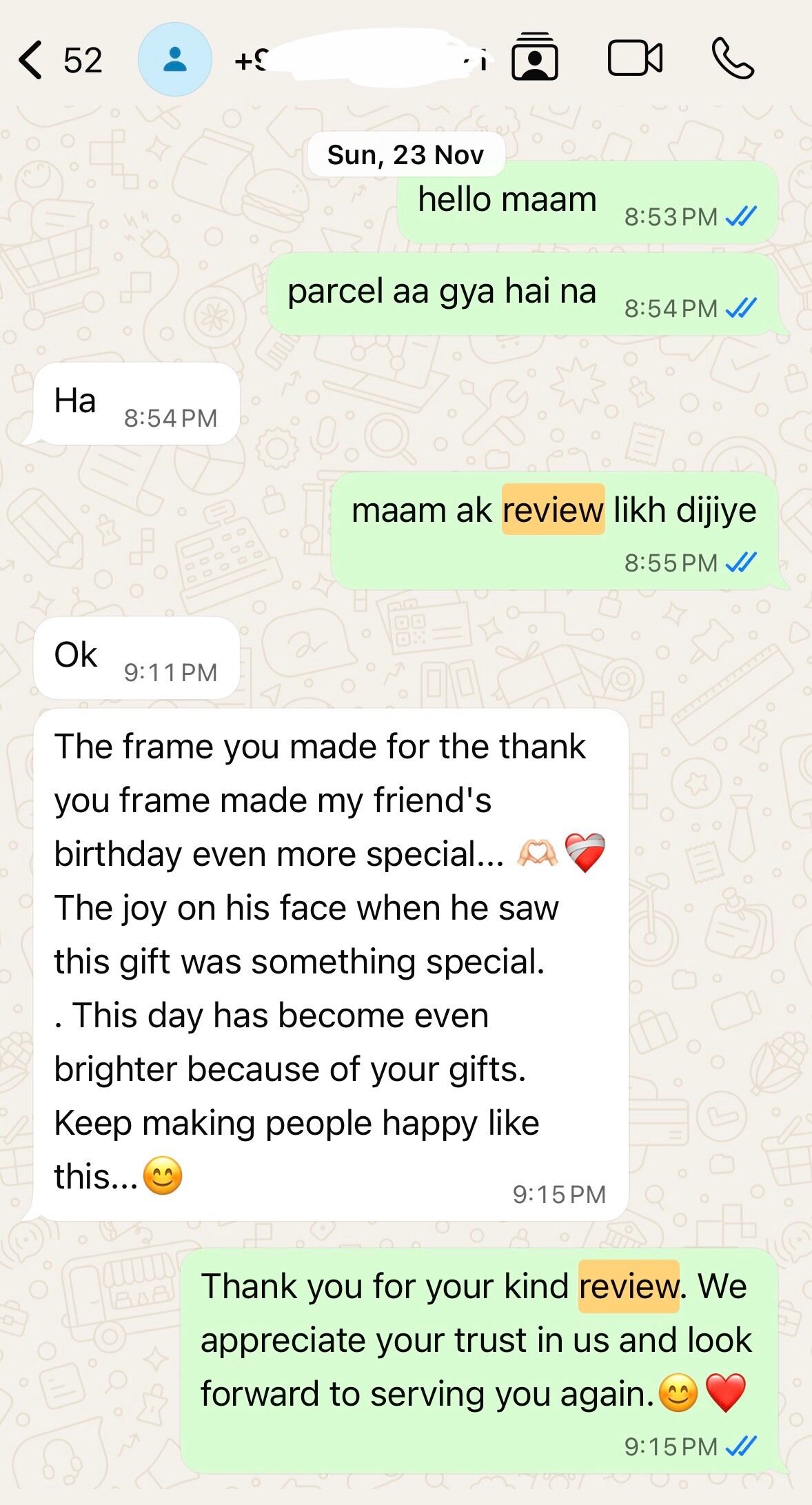 Photo Frame review 1 - Crafted Frames