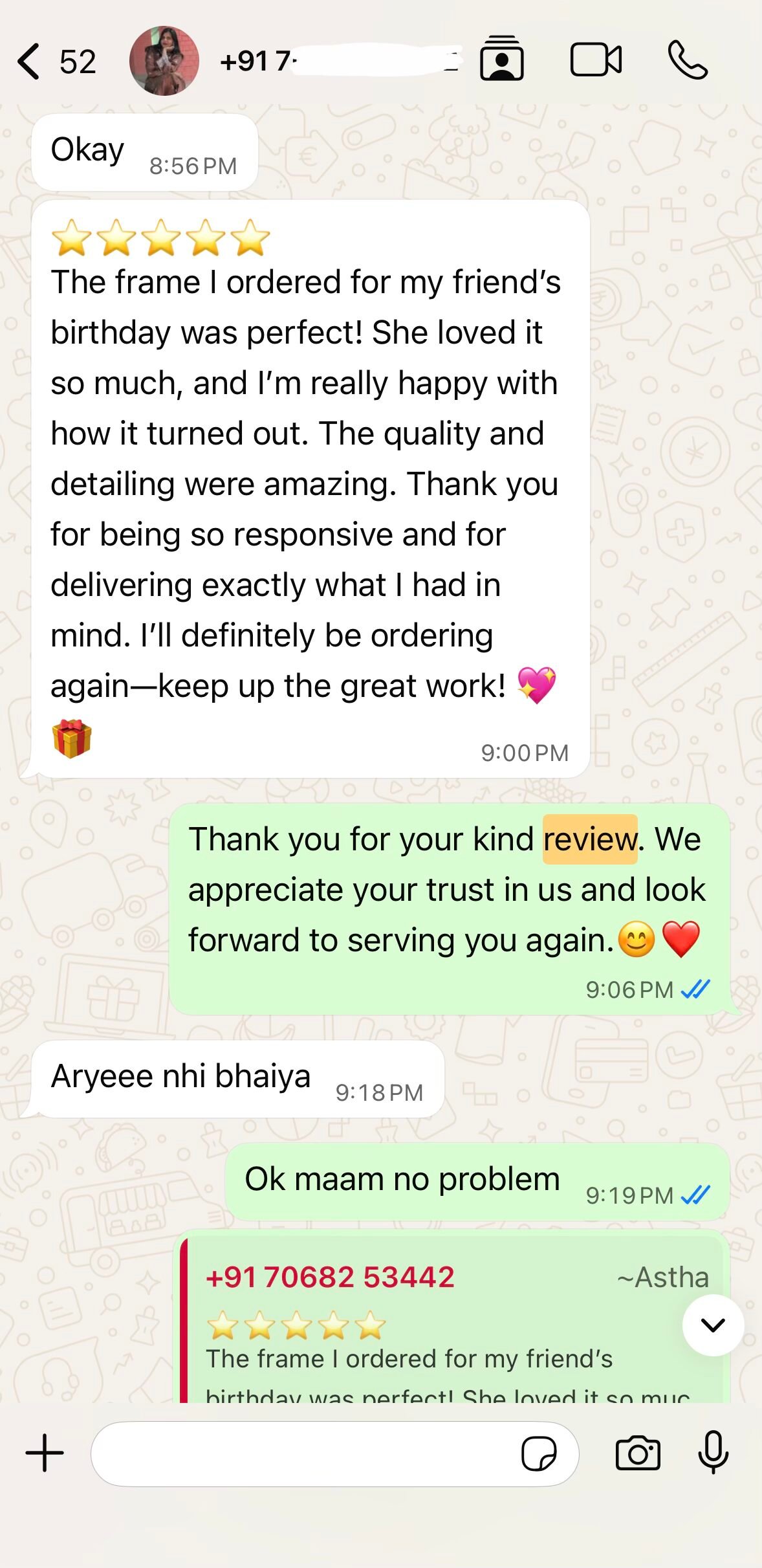 Photo Frame review 3 - Crafted Frames