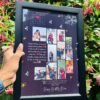 personalized birthday collage photo frame gift with memories